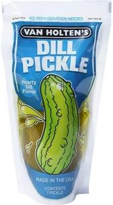 Generic Van Holten's Jumbo Dill Pickle Kosher, 8 oz, 12 Pack