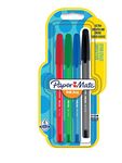 Papermate InkJoy 100 Cap 1.0 mm Medium Tip Capped Ball Pen - Assorted Standard Colours (Pack of 4)