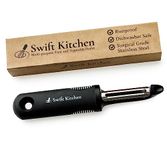 Swift Kitchen Vegetable Peeler with Ultra Sharp Surgical Grade Stainless Steel - Multifunctional, Rustproof, Dishwasher Safe - Peelers for Kitchen, Potato, Carrot, Veg, Fruit