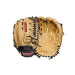 Wilson 2022 A2000 D33 11.75" Pitcher's Baseball Glove - Blonde/Black/Red, Right Hand Throw