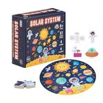 Amazon Brand - Jam & Honey Outer Space Solar Sytem Jigsaw Puzzle | Zero Gaps | Learning Aid | Educational Toy | for Boys & Girls | Suited for Ages 5 Years and Above | 61 Pieces