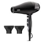 VEGA PROFESSIONAL Pro Xpert Dry 2800 Watts Hair Dryer For Salon Like Hair, 4 Heat & 2 Speed Setting, Black, (Vpphd-10)