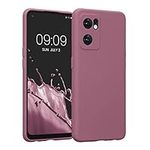 kwmobile Case Compatible with Oppo Find X5 Lite Case - Protective Slim TPU Cover with Soft Matte Finish - Dark Rose