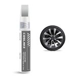 COSLAKE Rim Touch Up Paint(Nova Silver) for 2024 Tesla Model 3 Highland 19'' Nova Wheel, Curb Rash Repair Rim Scratch Repair with Masking Tape & Sandpaper