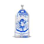 Krollen Industrial 8 lb. Clear Plastic Ice Bag with Ice Print - 1000/Case