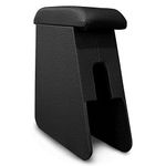 SJE Car ArmRest Custom fit Wooden and Rexine Front Seats with Storage Compartment- for Maruti Suzukii Spresso 2019 Onwards All Models -Black Color