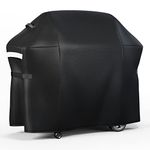 QuliMetal 58 Inch Grill Cover for Weber Genesis II, Genesis II LX 300 and Genesis 300 Series Grills, 600D Outdoor BBQ Cover for Dyna-glo, Char-Broil, Nexgrill and Brinkmann, Compared to Weber 7130