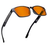 ANYLUV Blue Light Blocking Glasses for Men Women Gaming Glasses Anti Harmful Blue Light Orange Lens