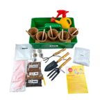 Mom I Can- The Gardening Kit | Gardening Tools Kit for Kids | for Home Garden | for Watering | for Gift | Seeds for Gardening | Gardening Kit for Kids | for Home Garden Full Set