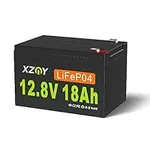 XZNY 12V 18Ah Lithium Battery, 5000