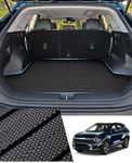 Sunsdrew Cargo Liner Custom Fit 2023 Kia Sportage&Sportage Hybrid Accessories TPE Cargo Mat All Weather Odorless Anti-Slip Rear Cargo Tray Heavy Duty Trunk Mat Black Floor Trunk Mat