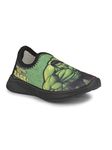 Marvel Avengers by toothless Boys Casual Shoes Green/Black Leather Sneaker (MAPBLS3652)