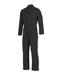 BSF Uniforms Cotton Men's Black Large Coverall (Boiler Suit and Dungree)