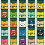 VAHDAM, Assorted Tea Sampler Gift Set (25 Flavors, 50 Count) Gluten Free Tea Variety Pack - Green Tea, Herbal Tea, Black Tea, Chai Tea & More | Long Leaf Tea Bags Variety Pack | Gifts for Women & Men