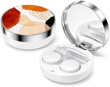 Contact Lens Case/Contact Case, Travel Contact Lens Case Cute Contact Case and Solution Perfect for Daily Travel Outdoor