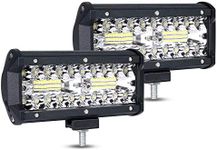 URAQT LED Light Bar 7inch, 2pcs 12V