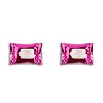 Colorbar On The Go Makeup Remover Wipes (10 Pieces) | Infused with aloe vera, chamomile, and glycerin | Hydrate and nourish your skin (Pack of 2)