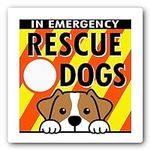 Emergency Dog Rescue Sticker - Save