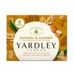 Yardley Oatmeal & Almond 2-Bar Soap, 240 Grams