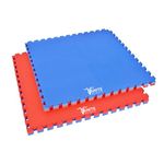 IGNITE WEIGHTS® 105CM x 105CM Puzzle Exercise Gym/Home EVA Interlocking Mats/Tiles for Gym Equipment, Exercise, Yoga,Gymnastic (Red & Blue, 30mm-4 Mats)