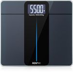 RENPHO Weighing Scales for Body Weight 550 lb/250 kg, Large LCD Display Bathroom Scales with High Accurate, Digital Scales with Extra-High Capacity, Step-On, Batteries Included