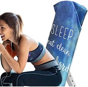 Fitness Towel Microfiber XL Workout Towels Gym Bench, Sweat Towel, Gym Towels, Workout Towel, Hood & Hanging Hook. Goes Over Gym Bench. Workout Towels for Sweat, Microfiber Towel, Camping, Yoga, Gym