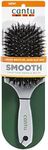 Cantu Smooth Thick Paddle Hair Brush, Grey/Black