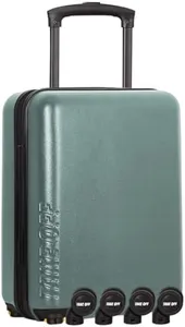 Take OFF Luggage - Personal Item Rolling Suitcase 3.0, TSA Approved, Small Carry On, Under the Seat, Hard Shell with Removable Wheels, Light Weight Bag, Airplane Travel Essential Accessories, 18x14x8