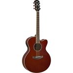 Yamaha CPX600 RTB Acoustic-Electric Guitar, Rootbeer