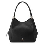 NINE WEST Women's Etta Jet Set Carryall Handbag, Crossbody, Satchel, Tote, Wallet, Black