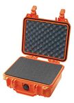 Pelican 1200 Case with Foam for Camera (Orange)