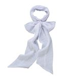 COSDREAMER Mens Renaissance Scarf Jabot Cravat Costume Collar, White, regular