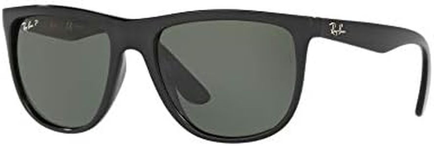 Ray-Ban Unisex Uv Protected Sunglasses ( Green Lens/Black Frame|0Rb4251I|56 Mm, Round)