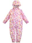 Peppa Pigl Puddle Suit | All in One Waterproof for Kids | Girls Rain Suit | 4-5 Years