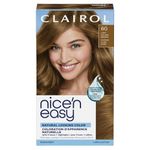 Clairol Nice'n Easy Permanent Hair Dye, 6G Light Golden Brown | 100% Grey Coverage | Long‑Lasting, Natural‑Looking Colour & Shine |Pack of 1