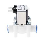 Electric Water Valve, Yetaha AC 24V DC Solenoid Valve, 1/4" Hose Connection for RO Reverse Osmosis Pure System RO Controller