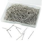 1100pcs 1 Inch Sewing Pins Quilting Pins Dress Making Pins Straight for Dressmaker Jewelry?Head Pins Fine Satin Pin?Sewing and Craft.