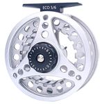 MAXIMUMCATCH Maxcatch ECO Fly Reel Large Arbor with Diecast Aluminum Body Fly Fishing Reel(3/4wt 5/6wt 7/8wt)