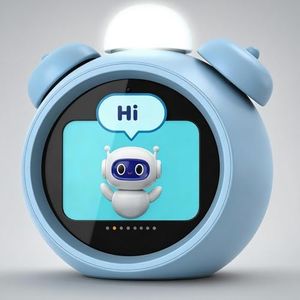 VoxNimbus Smart Clock for Kids with AI Assistant & Voice Control,Sleep Training Clock for Toddlers, White Noise Sound Machine Night Light, Time Management Gift.Educational Gift for Boys Girls.