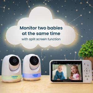 Babysense Prisma Baby Monitor with 2 Cameras – Video & Audio