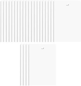 Blinds for Sliding Glass Door White Vertical Replacement Slats 82.5 inches (24 Pack)