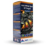 NT Labs Aquarium Anti White Spot & Fungus Treatment, Cures White-Spot Disease, Treats Fish Fungus, Freshwater Aquarium Medicine (250ml - Treats 1250L)