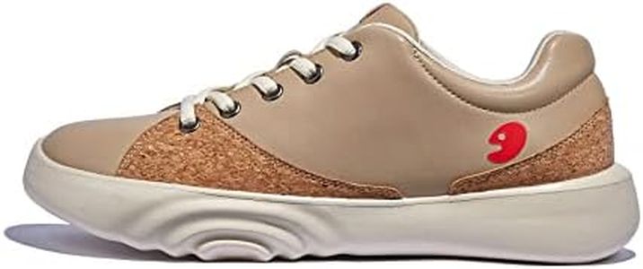 UIN Women's Walking Travel Shoes Casual Lightweight Art Painted Fashion Sneaker Denia Ⅰ Sesame (7.5)