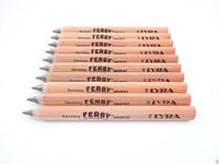 Creamore Crafts Jumbo Lyra Ferby Triangular Chunky Pencils - Pre School Handwriting Learning Art - Number Of Items: 10