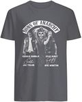 keoStore Sons of Anarchy Charlie Hunnam Jax Teller Ryan Hurst Opie Winston T-Shirt Charcoal