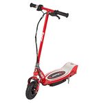 Razor E175 Kids Ride On 24V Motorized Battery Powered Electric Scooter Toy, Speeds up to 10 MPH with Brakes and Pneumatic Tires, Red