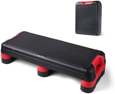 STOODER 33.5" Aerobic Exercise Folding Step Platform for Home Workout, Configurable 3 Height Workout Stepper for Office Indoor Home Gym Exercise, Lightweight, Save Storage Space Aerobic Step Platform