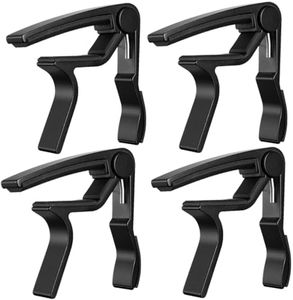 Capo,Guitar Capo for Acoustic Electric Guitar (4 Pack Black)