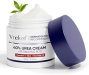 VREKEF Urea Cream 40 Percent for Feet Maximum Strength, Urea Cream 40% Plus Salicylic Acid 2%, Foot & Hand Cream for Dry Cracked
