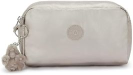 Kipling Womens Gleam Cosmetic Bag, Metallic Glow, 7.25 L X 4.25 H X 3.25 D US